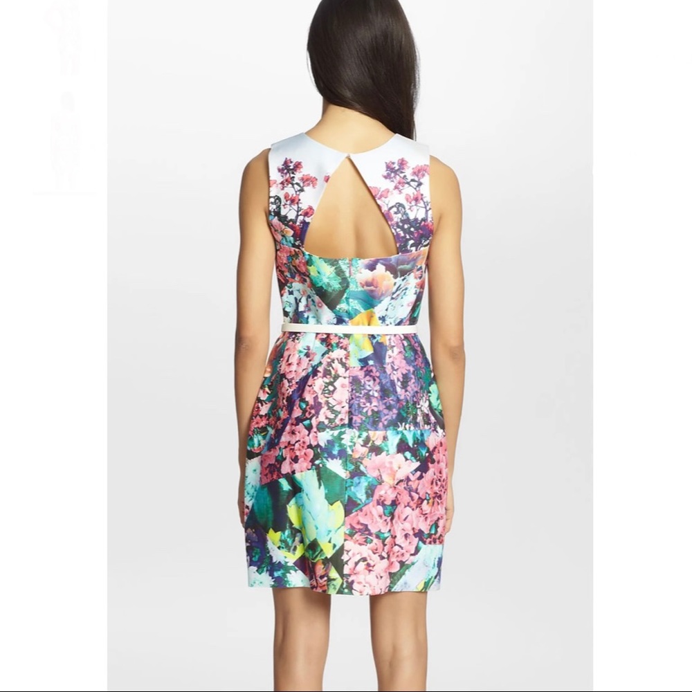 Cynthia Steefe Marlow Floral Sheath Dress Size 6 View 2